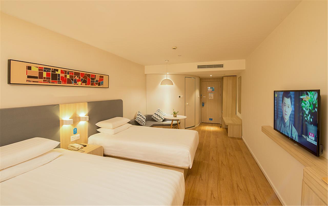 Hanting Hotel Qingdao Zhanqiao Railway Station Exterior foto